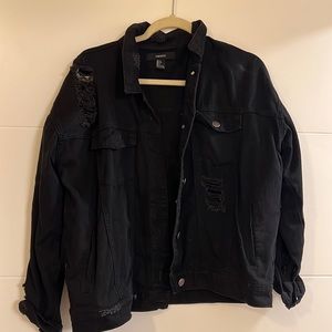 Black jean jacket